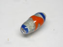 TOKO-BEADS | TOKO-BEADS |AG148-32S ストライプ柄とんぼ玉 7~8.5mm | TOKO-BEADS |AG148-32S Glass bead 7~8.5mm Asian bead & African bead  Handmade,Lampeork,bead,asia,india,ethnic,parts,accessory,beads とんぼ玉,ビーズ,トンボ玉,アジア,インド,エスニック,手作り,パーツ,アクセサリー