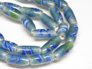 TOKO-BEADS | TOKO-BEADS |AG148-34N ストライプ柄とんぼ玉（連） 6~7mm | TOKO-BEADS |AG148-34N Glass bead (Strand) 6~7mm Asian bead & African bead  Handmade,Lampeork,bead,asia,india,ethnic,parts,accessory,beads とんぼ玉,ビーズ,トンボ玉,アジア,インド,エスニック,手作り,パーツ,アクセサリー