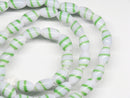 TOKO-BEADS | TOKO-BEADS |AG148-36N ストライプ柄とんぼ玉 6~7mm | TOKO-BEADS |AG148-36N Glass bead 6~7mm Asian bead & African bead  Handmade,Lampeork,bead,asia,india,ethnic,parts,accessory,beads とんぼ玉,ビーズ,トンボ玉,アジア,インド,エスニック,手作り,パーツ,アクセサリー