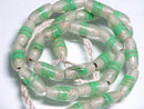TOKO-BEADS | TOKO-BEADS |AG148-38N ストライプ柄とんぼ玉（連） 7mm | TOKO-BEADS |AG148-38N Glass bead (strand) 7mm Asian bead & African bead  Handmade,Lampeork,bead,asia,india,ethnic,parts,accessory,beads とんぼ玉,ビーズ,トンボ玉,アジア,インド,エスニック,手作り,パーツ,アクセサリー