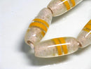 TOKO-BEADS | TOKO-BEADS |AG148-39N ストライプ柄とんぼ玉（連） 8mm | TOKO-BEADS |AG148-39N Glass bead (strand) 8mm Asian bead & African bead  Handmade,Lampeork,bead,asia,india,ethnic,parts,accessory,beads とんぼ玉,ビーズ,トンボ玉,アジア,インド,エスニック,手作り,パーツ,アクセサリー