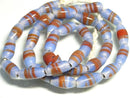 TOKO-BEADS | TOKO-BEADS |AG148-42N ストライプ柄とんぼ玉（連） 7.5mm | TOKO-BEADS |AG148-42N Glass bead (strand) 7.5mm Asian bead & African bead  Handmade,Lampeork,bead,asia,india,ethnic,parts,accessory,beads とんぼ玉,ビーズ,トンボ玉,アジア,インド,エスニック,手作り,パーツ,アクセサリー