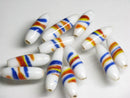 TOKO-BEADS | TOKO-BEADS |AG148-48 ストライプ柄とんぼ玉 6~7mm | TOKO-BEADS |AG148-48 Glass bead 6~7mm Asian bead & African bead  Handmade,Lampeork,bead,asia,india,ethnic,parts,accessory,beads とんぼ玉,ビーズ,トンボ玉,アジア,インド,エスニック,手作り,パーツ,アクセサリー