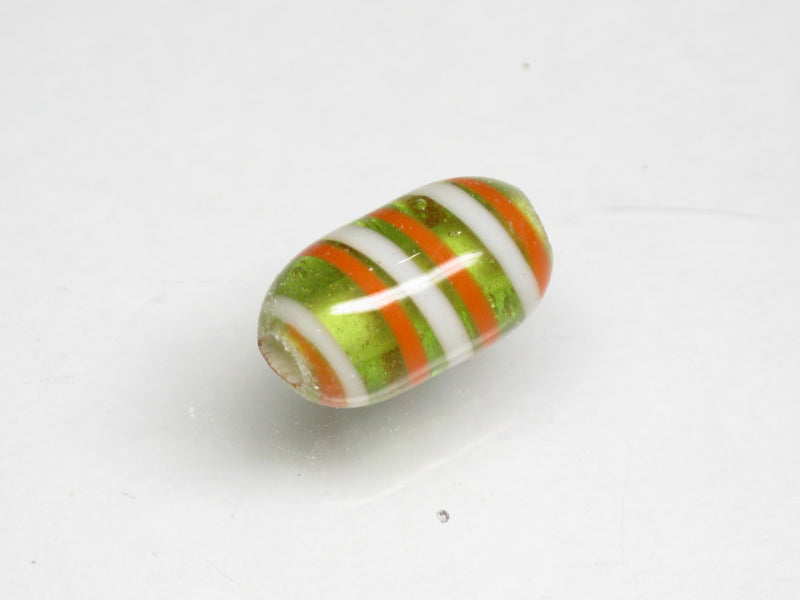 TOKO-BEADS AG150-02S Glass bead 6.5~7mm AG150-02S ストライプ柄とんぼ玉 6.5~7mm Asian bead & African bead  Handmade,Lampeork,bead,asia,india,ethnic,parts,accessory,beads とんぼ玉,ビーズ,トンボ玉,アジア,インド,エスニック,手作り,パーツ,アクセサリー