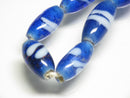 TOKO-BEADS AG150-06N Glass bead (Strand) 6~7mm AG150-06N ストライプ柄とんぼ玉（連） 6~7mm Asian bead & African bead  Handmade,Lampeork,bead,asia,india,ethnic,parts,accessory,beads とんぼ玉,ビーズ,トンボ玉,アジア,インド,エスニック,手作り,パーツ,アクセサリー