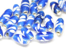 TOKO-BEADS AG150-06S Glass bead 6~7mm AG150-06S ストライプ柄とんぼ玉 6~7mm Asian bead & African bead  Handmade,Lampeork,bead,asia,india,ethnic,parts,accessory,beads とんぼ玉,ビーズ,トンボ玉,アジア,インド,エスニック,手作り,パーツ,アクセサリー