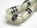 TOKO-BEADS AG150-11N Glass bead (Strand) 7~8mm AG150-11N ストライプ柄とんぼ玉（連） 7~8mm Asian bead & African bead  Handmade,Lampeork,bead,asia,india,ethnic,parts,accessory,beads とんぼ玉,ビーズ,トンボ玉,アジア,インド,エスニック,手作り,パーツ,アクセサリー