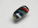 TOKO-BEADS AG150-19S Glass bead 8~9mm AG150-19S ストライプ柄とんぼ玉 8~9mm Asian bead & African bead  Handmade,Lampeork,bead,asia,india,ethnic,parts,accessory,beads とんぼ玉,ビーズ,トンボ玉,アジア,インド,エスニック,手作り,パーツ,アクセサリー