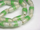 TOKO-BEADS AG150-21N Glass bead (Strand) 7.5~8mm AG150-21N ストライプ柄とんぼ玉（連） 7.5~8mm Asian bead & African bead  Handmade,Lampeork,bead,asia,india,ethnic,parts,accessory,beads とんぼ玉,ビーズ,トンボ玉,アジア,インド,エスニック,手作り,パーツ,アクセサリー
