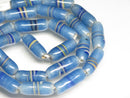 TOKO-BEADS AG150-24N Glass bead (Strand) 6~6.5mm AG150-24N ストライプ柄とんぼ玉（連） 6~6.5mm Asian bead & African bead  Handmade,Lampeork,bead,asia,india,ethnic,parts,accessory,beads とんぼ玉,ビーズ,トンボ玉,アジア,インド,エスニック,手作り,パーツ,アクセサリー