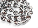 TOKO-BEADS | TOKO-BEADS |AG150-81N 渦巻き柄とんぼ玉（連） 9～10mm | TOKO-BEADS |AG150-81N Glass bead (strand) 9～10mm Asian bead & African bead  Handmade,Lampeork,bead,asia,india,ethnic,parts,accessory,beads とんぼ玉,ビーズ,トンボ玉,アジア,インド,エスニック,手作り,パーツ,アクセサリー