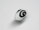 TOKO-BEADS | TOKO-BEADS |AG150-82S 渦巻き柄とんぼ玉 9～10mm | TOKO-BEADS |AG150-82S Glass bead 9～10mm Asian bead & African bead  Handmade,Lampeork,bead,asia,india,ethnic,parts,accessory,beads とんぼ玉,ビーズ,トンボ玉,アジア,インド,エスニック,手作り,パーツ,アクセサリー