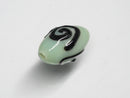 TOKO-BEADS | TOKO-BEADS |AG150-84S 渦巻き柄とんぼ玉 9～10mm | TOKO-BEADS |AG150-84S Glass bead 9～10mm Asian bead & African bead  Handmade,Lampeork,bead,asia,india,ethnic,parts,accessory,beads とんぼ玉,ビーズ,トンボ玉,アジア,インド,エスニック,手作り,パーツ,アクセサリー