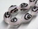 TOKO-BEADS | TOKO-BEADS |AG150-85N 渦巻き柄とんぼ玉（連） 9～10mm | TOKO-BEADS |AG150-85N Glass bead (strand) 9～10mm Asian bead & African bead  Handmade,Lampeork,bead,asia,india,ethnic,parts,accessory,beads とんぼ玉,ビーズ,トンボ玉,アジア,インド,エスニック,手作り,パーツ,アクセサリー