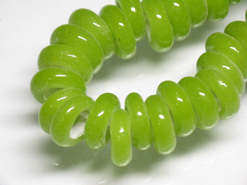 TOKO-BEADS AG153-08N Glass bead (strand) 9~10mm AG153-08N リング型ビーズ（連） 9~10mm Asian bead & African bead  Handmade,Lampeork,bead,asia,india,ethnic,parts,accessory,beads とんぼ玉,ビーズ,トンボ玉,アジア,インド,エスニック,手作り,パーツ,アクセサリー