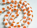 TOKO-BEADS AG501-08N Glass bead (Strand) 11~12mm AG501-08N とんぼ玉（連） 11~12mm Asian bead & African bead  Handmade,Lampeork,bead,asia,india,ethnic,parts,accessory,beads とんぼ玉,ビーズ,トンボ玉,アジア,インド,エスニック,手作り,パーツ,アクセサリー