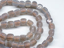 TOKO-BEADS AG613N-03 Glass bead (strand) 6~7mm AG613N-03 三角とんぼ玉（連） 6~7mm Asian bead & African bead  Handmade,Lampeork,bead,asia,india,ethnic,parts,accessory,beads とんぼ玉,ビーズ,トンボ玉,アジア,インド,エスニック,手作り,パーツ,アクセサリー