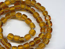TOKO-BEADS AG613N-04 Glass bead (strand) 6~7mm AG613N-04 三角とんぼ玉（連） 6~7mm Asian bead & African bead  Handmade,Lampeork,bead,asia,india,ethnic,parts,accessory,beads とんぼ玉,ビーズ,トンボ玉,アジア,インド,エスニック,手作り,パーツ,アクセサリー