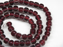 TOKO-BEADS AG613N-07 Glass bead (strand) 6~7mm AG613N-07 三角とんぼ玉（連） 6~7mm Asian bead & African bead  Handmade,Lampeork,bead,asia,india,ethnic,parts,accessory,beads とんぼ玉,ビーズ,トンボ玉,アジア,インド,エスニック,手作り,パーツ,アクセサリー