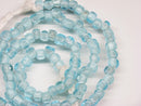 TOKO-BEADS AG613N-19 Glass bead (strand) 6~7mm AG613N-19 三角とんぼ玉（連） 6~7mm Asian bead & African bead  Handmade,Lampeork,bead,asia,india,ethnic,parts,accessory,beads とんぼ玉,ビーズ,トンボ玉,アジア,インド,エスニック,手作り,パーツ,アクセサリー