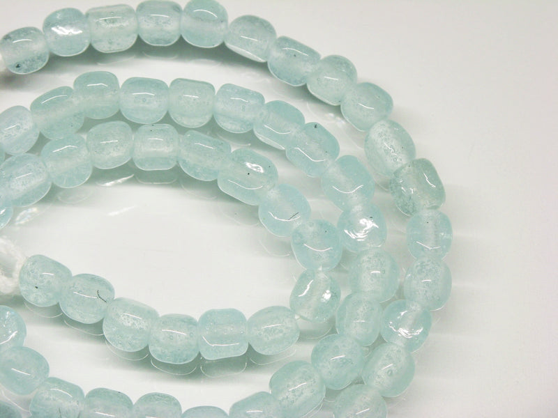 TOKO-BEADS AG613N-20 Glass bead (strand) 6~7mm AG613N-20 三角とんぼ玉（連） 6~7mm Asian bead & African bead  Handmade,Lampeork,bead,asia,india,ethnic,parts,accessory,beads とんぼ玉,ビーズ,トンボ玉,アジア,インド,エスニック,手作り,パーツ,アクセサリー