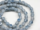 TOKO-BEADS AG613N-21 Glass bead (strand) 6~7mm AG613N-21 三角とんぼ玉（連） 6~7mm Asian bead & African bead  Handmade,Lampeork,bead,asia,india,ethnic,parts,accessory,beads とんぼ玉,ビーズ,トンボ玉,アジア,インド,エスニック,手作り,パーツ,アクセサリー