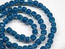 TOKO-BEADS AG613N-25 Glass bead (strand) 6~7mm AG613N-25 三角とんぼ玉（連） 6~7mm Asian bead & African bead  Handmade,Lampeork,bead,asia,india,ethnic,parts,accessory,beads とんぼ玉,ビーズ,トンボ玉,アジア,インド,エスニック,手作り,パーツ,アクセサリー