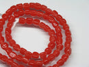 TOKO-BEADS AG613-39N Glass bead (strand) 6~7mm AG613-39N 三角とんぼ玉（連） 6~7mm Asian bead & African bead  Handmade,Lampeork,bead,asia,india,ethnic,parts,accessory,beads とんぼ玉,ビーズ,トンボ玉,アジア,インド,エスニック,手作り,パーツ,アクセサリー