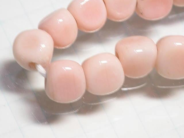 TOKO-BEADS AG613N-13 Glass bead (strand) 6~7mm AG613N-13 三角とんぼ玉（連） 6~7mm Asian bead & African bead  Handmade,Lampeork,bead,asia,india,ethnic,parts,accessory,beads とんぼ玉,ビーズ,トンボ玉,アジア,インド,エスニック,手作り,パーツ,アクセサリー