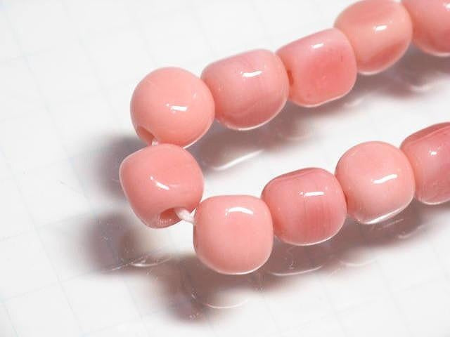 TOKO-BEADS AG613N-14 Glass bead (strand) 6~7mm AG613N-14 三角とんぼ玉（連） 6~7mm Asian bead & African bead  Handmade,Lampeork,bead,asia,india,ethnic,parts,accessory,beads とんぼ玉,ビーズ,トンボ玉,アジア,インド,エスニック,手作り,パーツ,アクセサリー