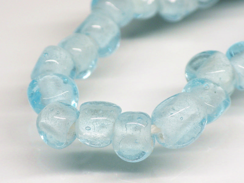 TOKO-BEADS AG613N-19 Glass bead (strand) 6~7mm AG613N-19 三角とんぼ玉（連） 6~7mm Asian bead & African bead  Handmade,Lampeork,bead,asia,india,ethnic,parts,accessory,beads とんぼ玉,ビーズ,トンボ玉,アジア,インド,エスニック,手作り,パーツ,アクセサリー