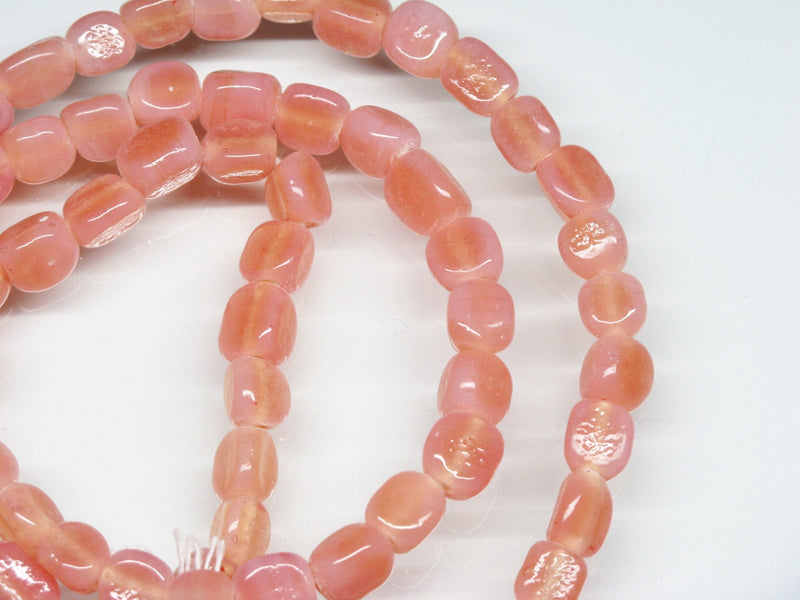 TOKO-BEADS AG613-35N Glass bead (strand) 6~7mm AG613-35N 三角とんぼ玉（連） 6~7mm Asian bead & African bead  Handmade,Lampeork,bead,asia,india,ethnic,parts,accessory,beads とんぼ玉,ビーズ,トンボ玉,アジア,インド,エスニック,手作り,パーツ,アクセサリー