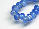 TOKO-BEADS AG613-99N Glass bead (strand) 5~6mm AG613-99N 微小三角とんぼ玉（連） 5~6mm Asian bead & African bead  Handmade,Lampeork,bead,asia,india,ethnic,parts,accessory,beads とんぼ玉,ビーズ,トンボ玉,アジア,インド,エスニック,手作り,パーツ,アクセサリー