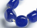 TOKO-BEADS AG614-05N Glass bead (strand) 7~8mm AG614-05N 三角とんぼ玉（連） 7~8mm Asian bead & African bead  Handmade,Lampeork,bead,asia,india,ethnic,parts,accessory,beads とんぼ玉,ビーズ,トンボ玉,アジア,インド,エスニック,手作り,パーツ,アクセサリー