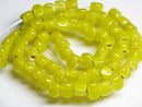 TOKO-BEADS AG614N-13 Glass bead (strand) 6mm AG614N-13 三角とんぼ玉（連） 6mm Asian bead & African bead  Handmade,Lampeork,bead,asia,india,ethnic,parts,accessory,beads とんぼ玉,ビーズ,トンボ玉,アジア,インド,エスニック,手作り,パーツ,アクセサリー