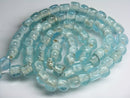 TOKO-BEADS AG614N-31 Glass bead (strand) 6mm AG614N-31 三角とんぼ玉（連） 6mm Asian bead & African bead  Handmade,Lampeork,bead,asia,india,ethnic,parts,accessory,beads とんぼ玉,ビーズ,トンボ玉,アジア,インド,エスニック,手作り,パーツ,アクセサリー