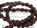 TOKO-BEADS AG614N-55 Glass bead (strand) 7.5mm AG614N-55 三角とんぼ玉（連） 7.5mm Asian bead & African bead  Handmade,Lampeork,bead,asia,india,ethnic,parts,accessory,beads とんぼ玉,ビーズ,トンボ玉,アジア,インド,エスニック,手作り,パーツ,アクセサリー