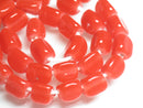 TOKO-BEADS AG614-89N Glass bead (strand) 7~7.5mm AG614-89N 三角とんぼ玉（連） 7~7.5mm Asian bead & African bead  Handmade,Lampeork,bead,asia,india,ethnic,parts,accessory,beads とんぼ玉,ビーズ,トンボ玉,アジア,インド,エスニック,手作り,パーツ,アクセサリー