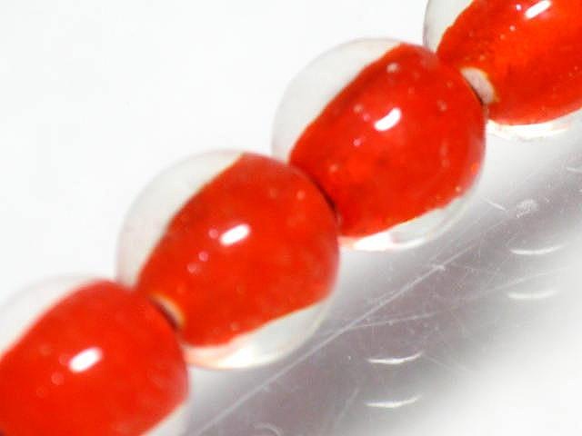TOKO-BEADS AG615P-39 Glass bead (60pcs) 8mm AG615P-39 クリアカラービーズ（60個パック） 8mm Asian bead & African bead  Handmade,Lampeork,bead,asia,india,ethnic,parts,accessory,beads とんぼ玉,ビーズ,トンボ玉,アジア,インド,エスニック,手作り,パーツ,アクセサリー