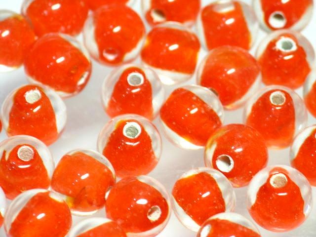 TOKO-BEADS AG615P-39 Glass bead (60pcs) 8mm AG615P-39 クリアカラービーズ（60個パック） 8mm Asian bead & African bead  Handmade,Lampeork,bead,asia,india,ethnic,parts,accessory,beads とんぼ玉,ビーズ,トンボ玉,アジア,インド,エスニック,手作り,パーツ,アクセサリー