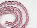 TOKO-BEADS AG615P-41 Glass bead (60pcs) 8mm AG615P-41 クリアカラービーズ（60個パック） 8mm Asian bead & African bead  Handmade,Lampeork,bead,asia,india,ethnic,parts,accessory,beads とんぼ玉,ビーズ,トンボ玉,アジア,インド,エスニック,手作り,パーツ,アクセサリー