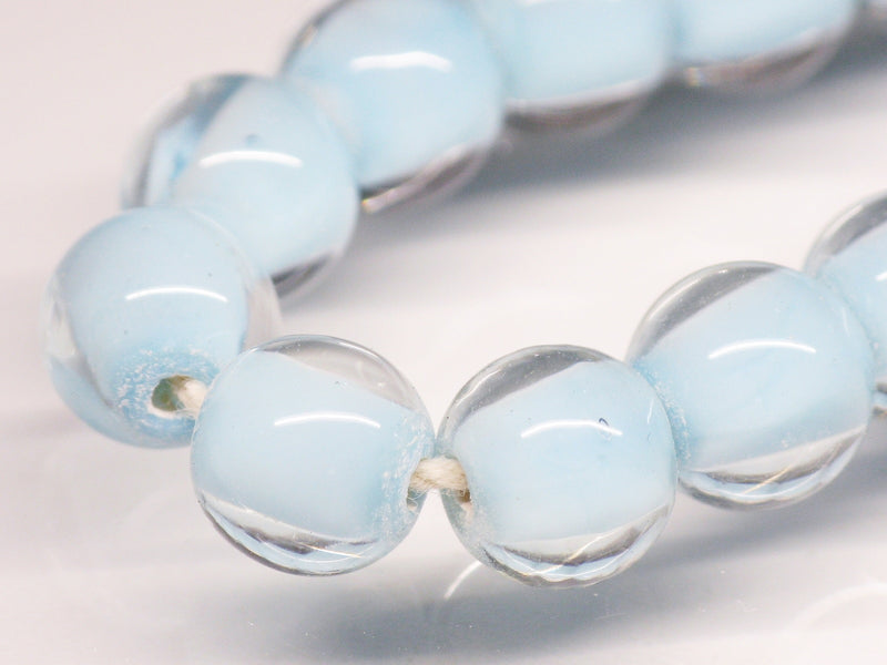 TOKO-BEADS AG615P-42 Glass bead (60pcs) 8mm AG615P-42 クリアカラービーズ（60個パック） 8mm Asian bead & African bead  Handmade,Lampeork,bead,asia,india,ethnic,parts,accessory,beads とんぼ玉,ビーズ,トンボ玉,アジア,インド,エスニック,手作り,パーツ,アクセサリー