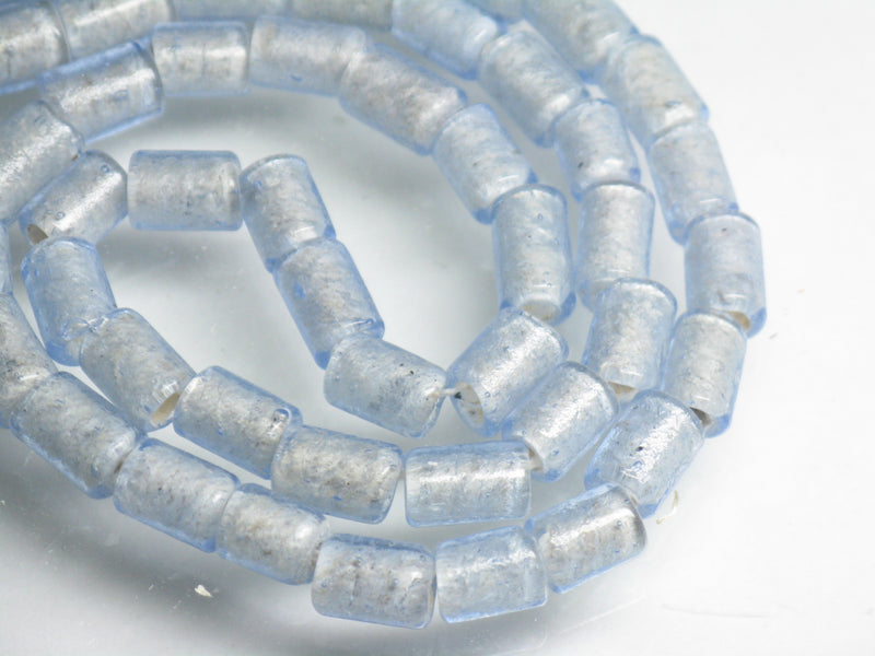 | TOKO-BEADS |AG616N-02 ガラスチューブビーズ（連） 5~5.5mmとんぼ玉,ビーズ,トンボ玉,アジア,インド,エスニック,手作り,パーツ,アクセサリー