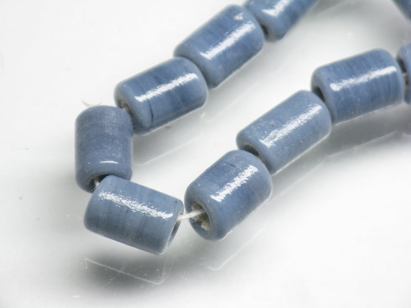 | TOKO-BEADS |AG616N-03 ガラスチューブビーズ（連） 5~5.5mmとんぼ玉,ビーズ,トンボ玉,アジア,インド,エスニック,手作り,パーツ,アクセサリー