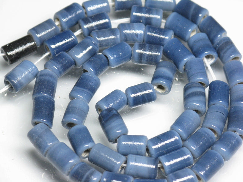 TOKO-BEADS AG616N-12 Glass bead (strand) 5~5.5mm AG616N-12 ガラスチューブビーズ（連） 5~5.5mm Asian bead & African bead  Handmade,Lampeork,bead,asia,india,ethnic,parts,accessory,beads とんぼ玉,ビーズ,トンボ玉,アジア,インド,エスニック,手作り,パーツ,アクセサリー