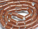 TOKO-BEADS AG616-21N Glass bead (strand) 5~5.5mm AG616-21N ガラスチューブビーズ（連） 5~5.5mm Asian bead & African bead  Handmade,Lampeork,bead,asia,india,ethnic,parts,accessory,beads とんぼ玉,ビーズ,トンボ玉,アジア,インド,エスニック,手作り,パーツ,アクセサリー