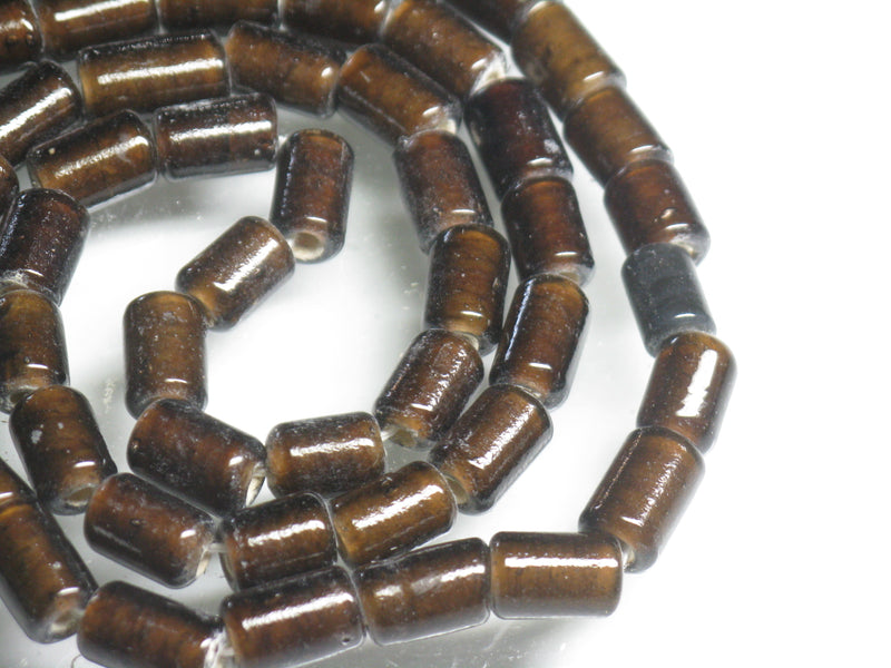 | TOKO-BEADS |AG616N-22 ガラスチューブビーズ（連） 5~5.5mmとんぼ玉,ビーズ,トンボ玉,アジア,インド,エスニック,手作り,パーツ,アクセサリー