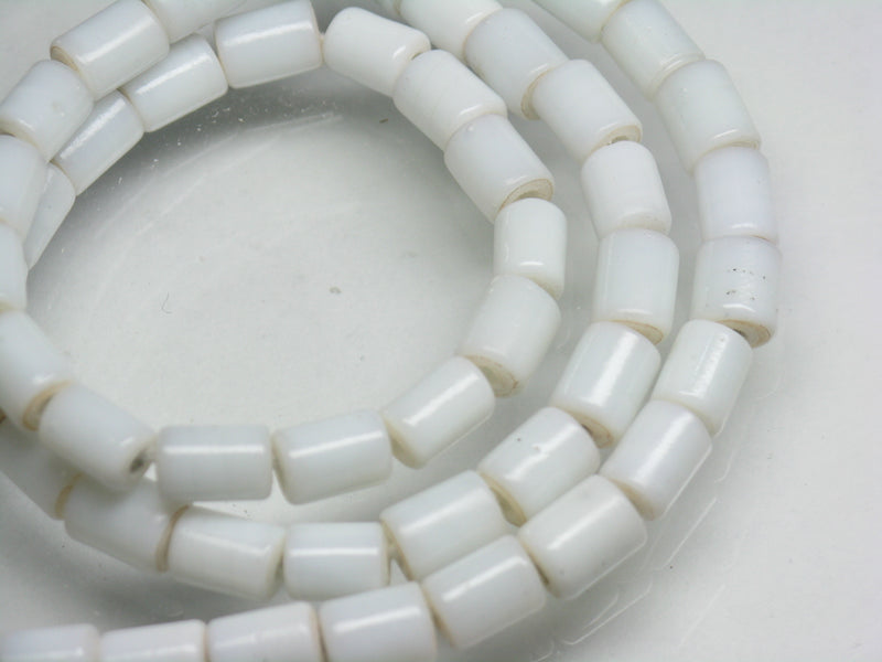 | TOKO-BEADS |AG616N-24 ガラスチューブビーズ（連） 5~6mmとんぼ玉,ビーズ,トンボ玉,アジア,インド,エスニック,手作り,パーツ,アクセサリー