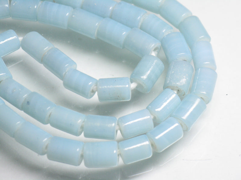 | TOKO-BEADS |AG616N-26 ガラスチューブビーズ（連） 5~6mmとんぼ玉,ビーズ,トンボ玉,アジア,インド,エスニック,手作り,パーツ,アクセサリー