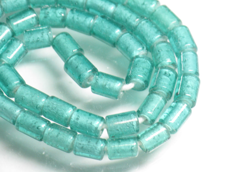 | TOKO-BEADS |AG616N-30 ガラスチューブビーズ（連） 5~6mmとんぼ玉,ビーズ,トンボ玉,アジア,インド,エスニック,手作り,パーツ,アクセサリー